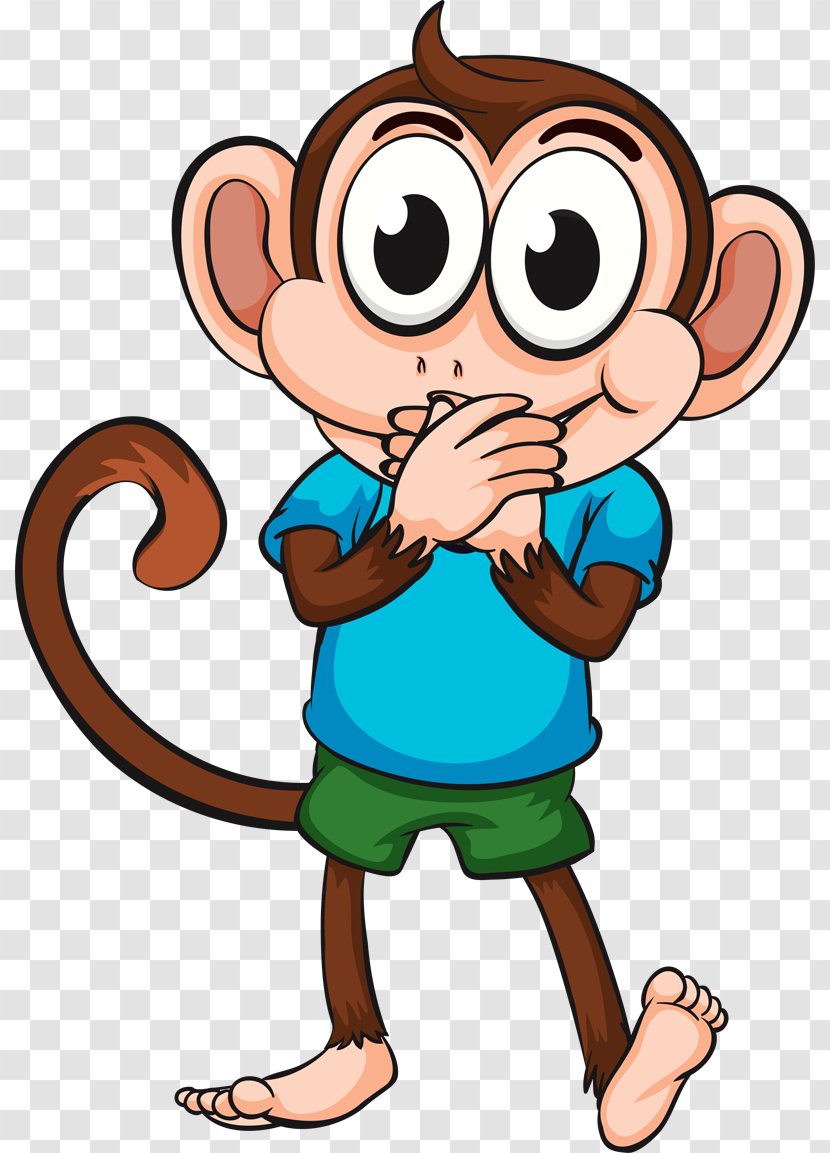 Baby Monkeys Ape Clip Art - Toddler - Monkey Transparent PNG