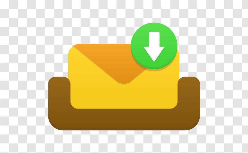 Brand Yellow Green - Mailbox Receive Message Transparent PNG