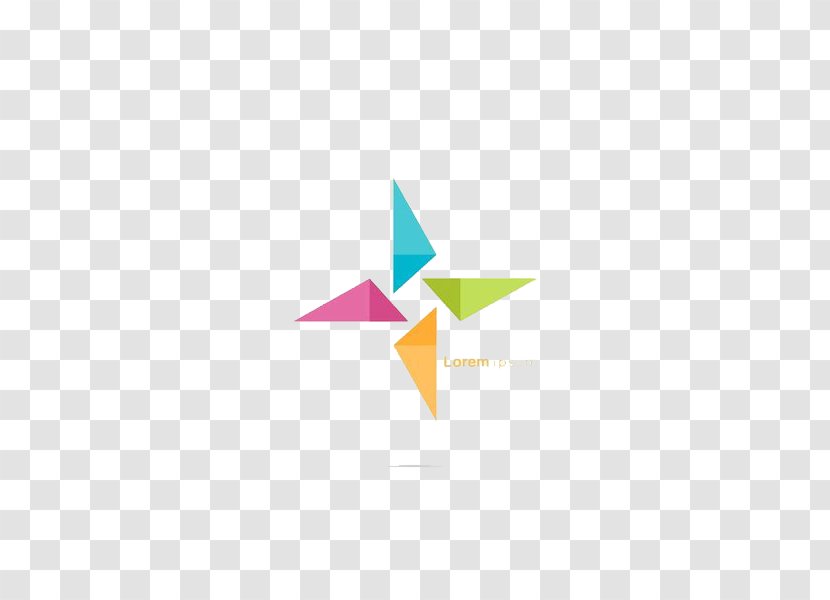 Paper Triangle Area Pattern - Windmill Company Logo Transparent PNG