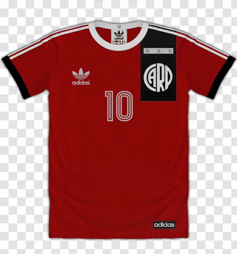 T-shirt Boca Juniors Sleeve Adidas - Voetbalshirt - River Club Transparent PNG