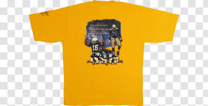 T-shirt University Of Notre Dame Fighting Irish Football Women's Basketball - Active Shirt Transparent PNG