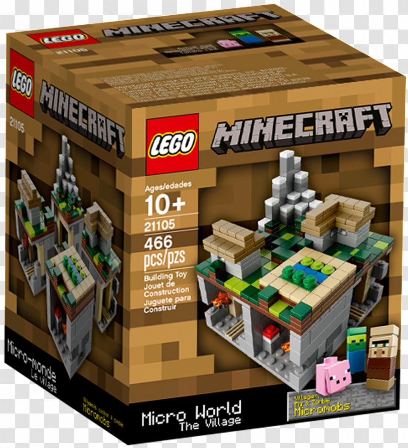 Lego Minecraft LEGO 21105 Micro World - Minifigure - The Village Amazon.comOthers Transparent PNG