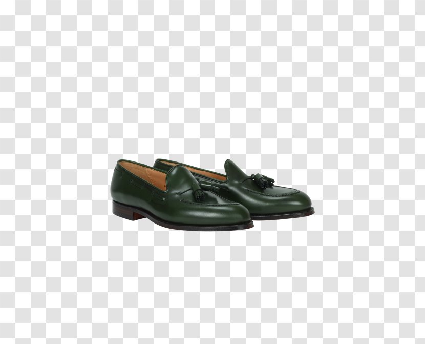 Slip-on Shoe Calf Green Crockett & Jones - Leather - Shoes Transparent PNG