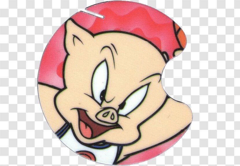 Porky Pig Pepé Le Pew Daffy Duck Wile E. Coyote And The Road Runner - Smile - Milk Caps Transparent PNG