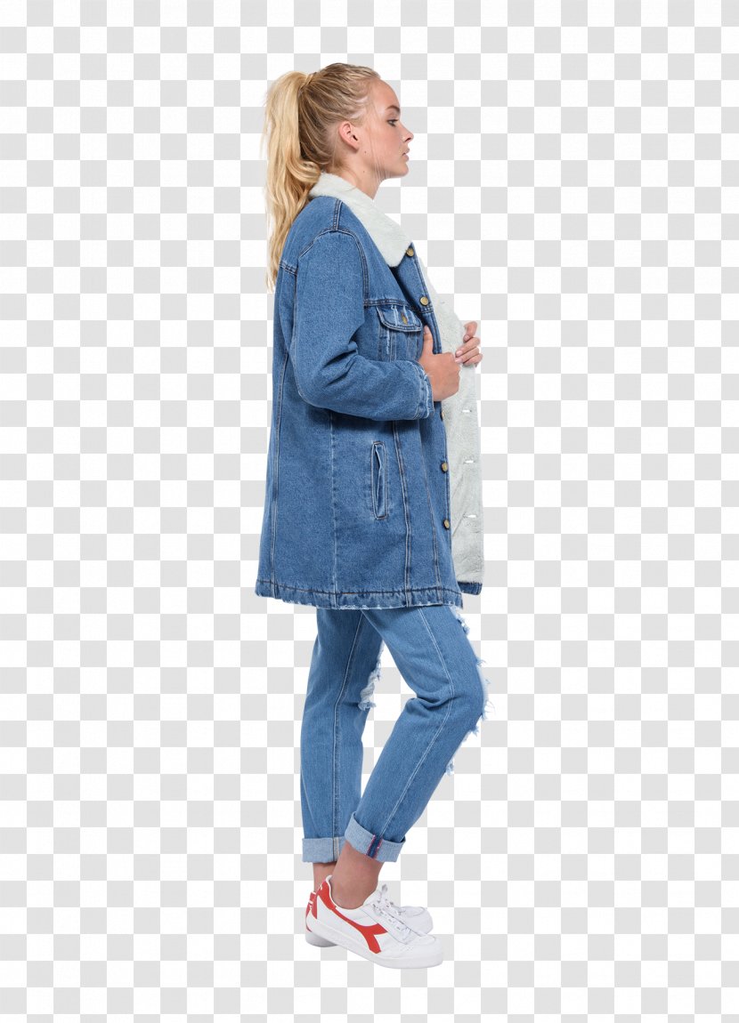 Jeans Denim Outerwear Jacket Shoulder Transparent PNG