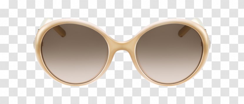 Sunglasses Chloé CE114S D Carlina Gold Fashion Eyewear - Brown - Big Oval Transparent PNG