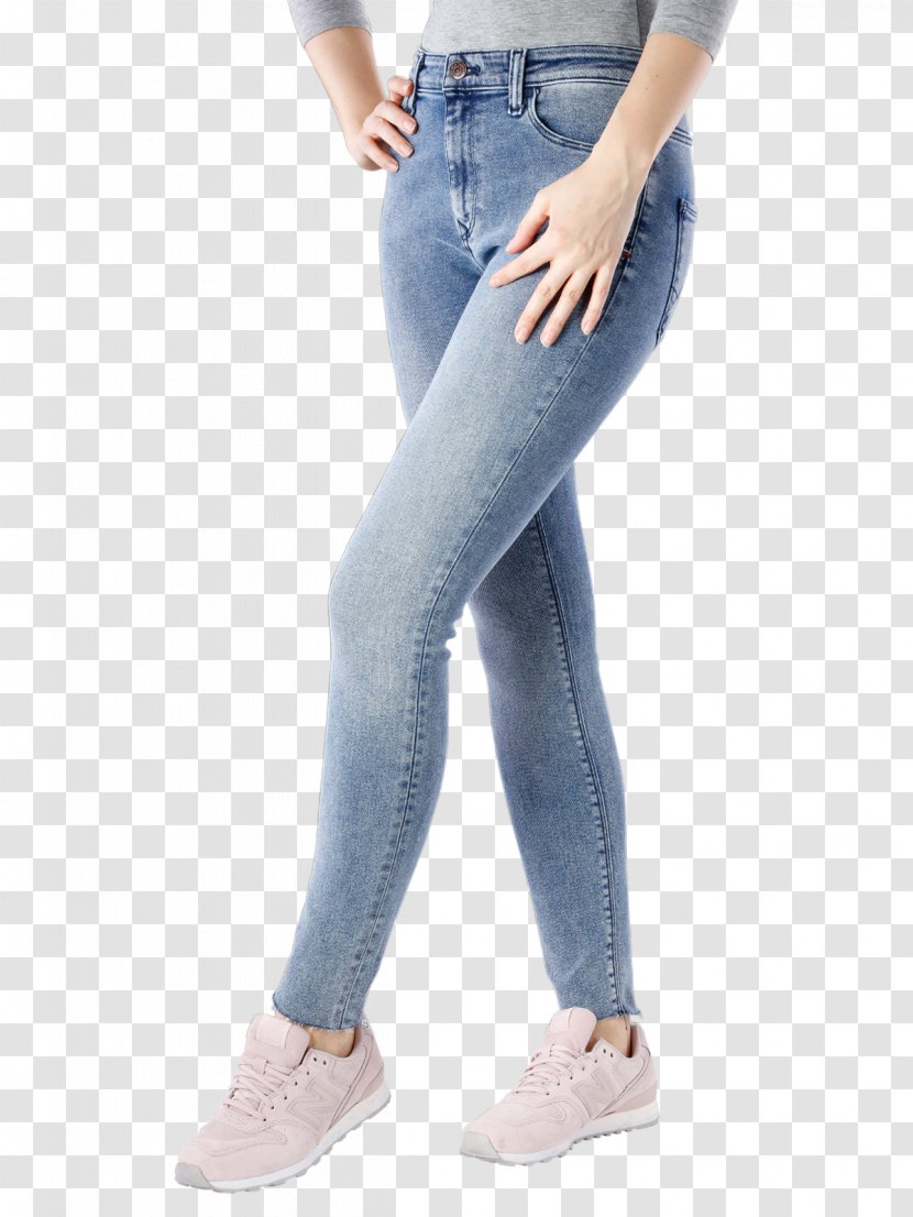 Waist Jeans Denim Leggings - Frame Transparent PNG