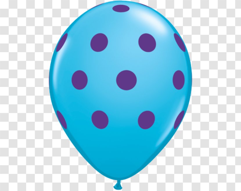 Balloon Polka Dot Birthday Party Blue Transparent PNG