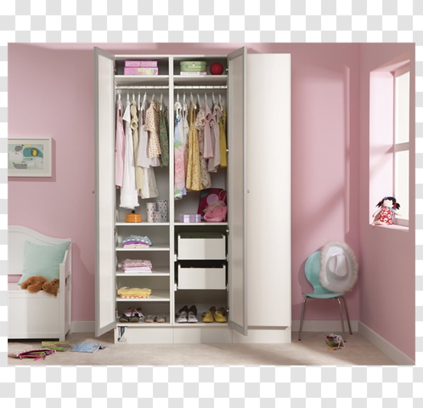 Shelf Closet Cupboard Armoires & Wardrobes Clothes Hanger - Furniture Transparent PNG