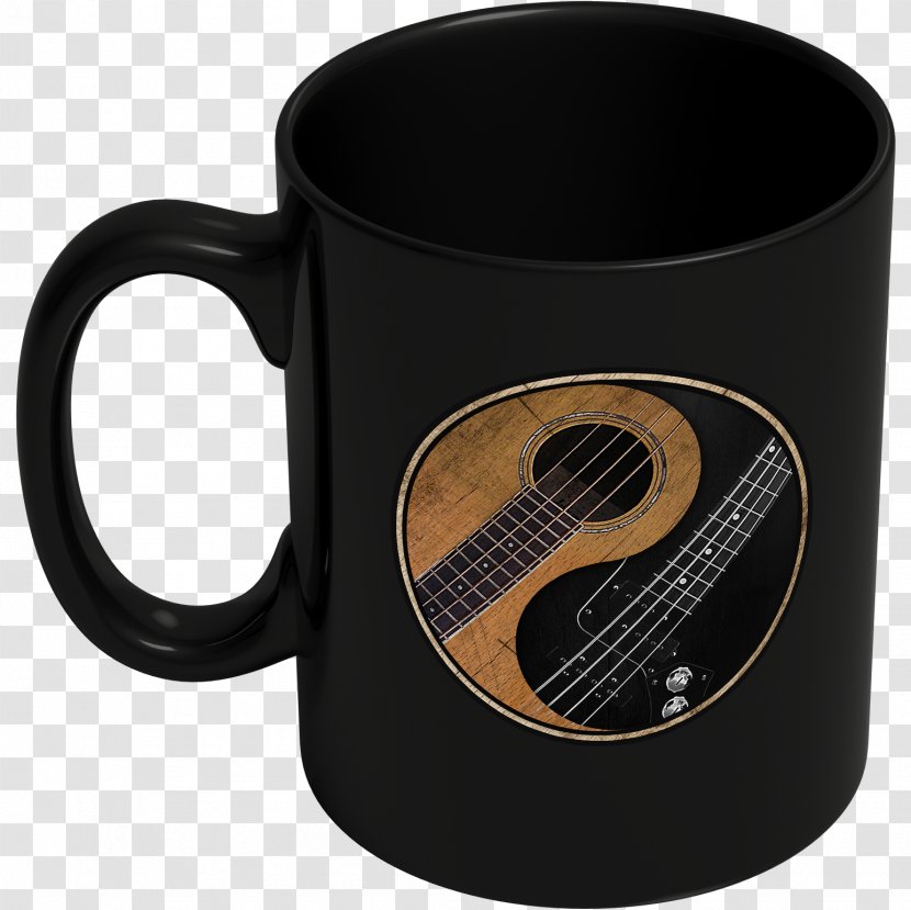 T-shirt Musical Instruments Acoustic Guitar String - Mug Transparent PNG