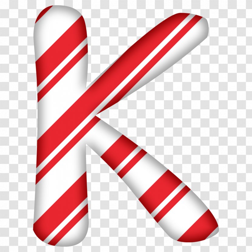 Candy Cane Santa Claus Letter Christmas - Red - Farmer Transparent PNG