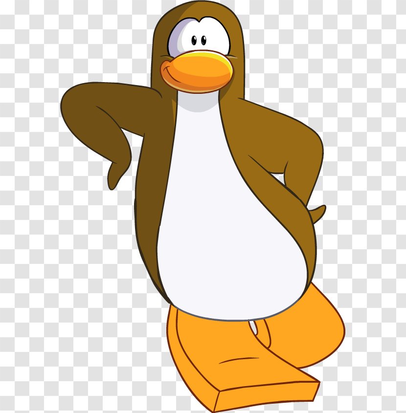 Club Penguin Duck Little Bird - Vertebrate Transparent PNG