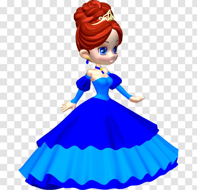 Princess Aurora In Blue Clip Art - Fictional Character Transparent PNG