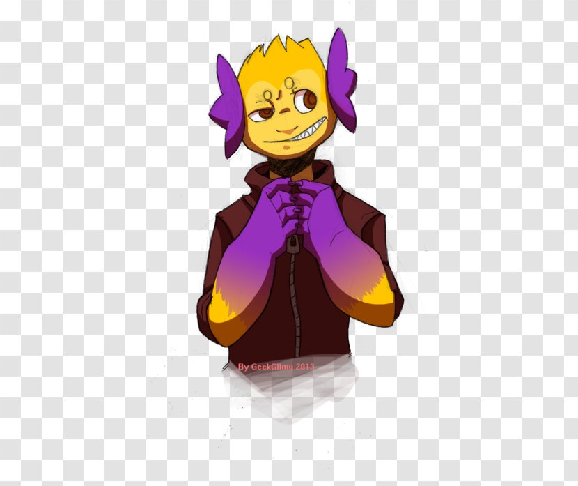 Vertebrate Mascot Legendary Creature Clip Art - Purple - Than You Transparent PNG