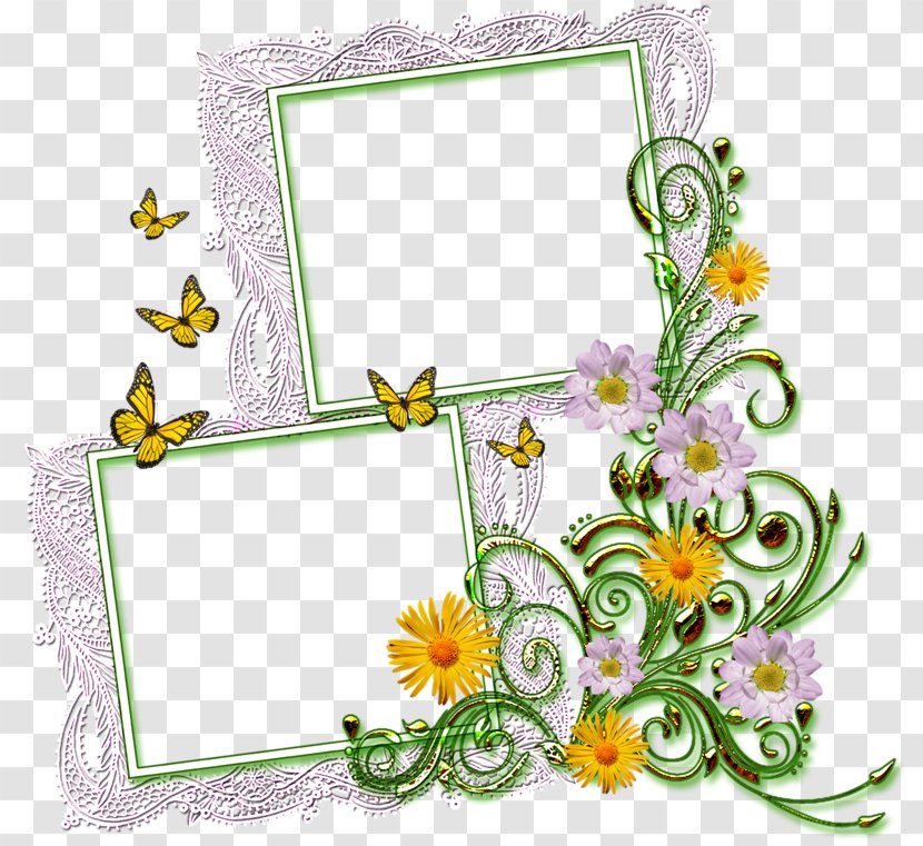 Picture Frames Image Centerblog Clip Art - Floral Design - Affirmation Banner Transparent PNG
