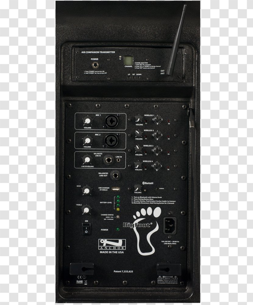 Audio Computer Cases & Housings Line Array Sound Reinforcement System - Electronics - Bigfoot Transparent PNG
