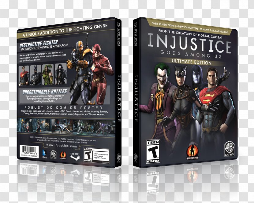 Injustice: Gods Among Us PlayStation 3 4 2 Xbox 360 - Video Game - Injustice Transparent PNG