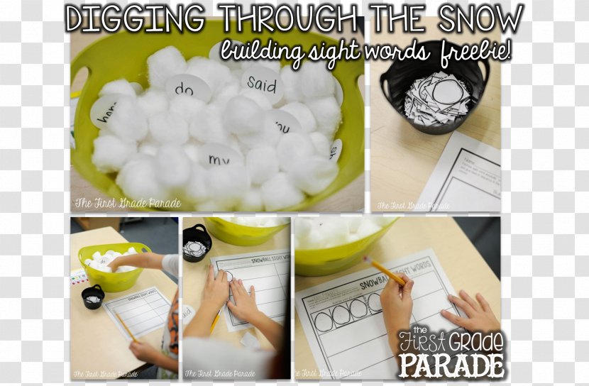First Grade Writing Education Blog - Food - Snowman Fun Transparent PNG