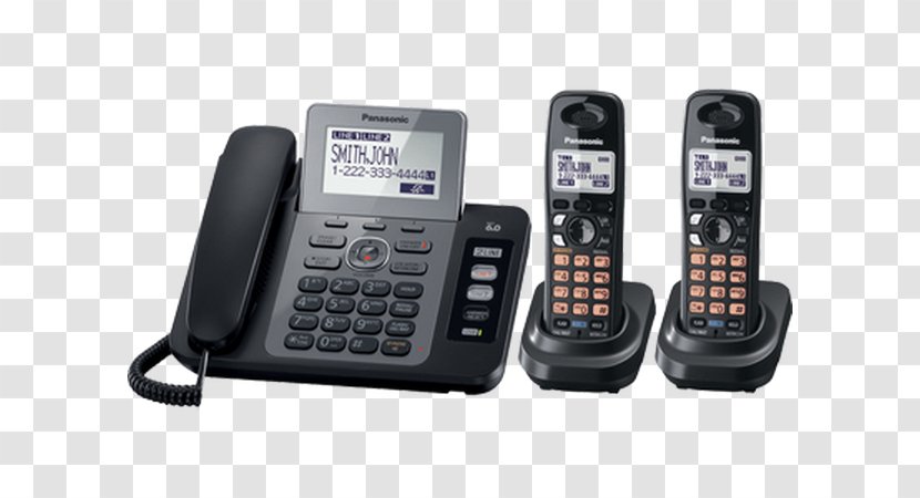 Panasonic KX-TG9471 Cordless Telephone Handset - Corded Phone Transparent PNG