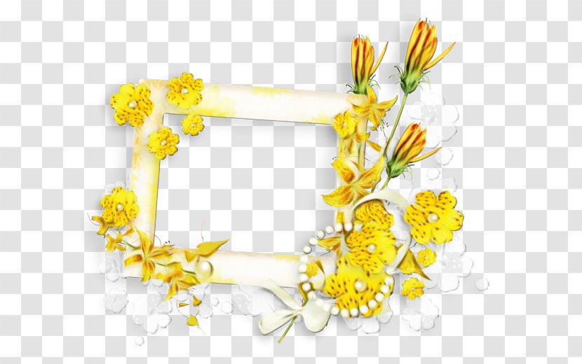 Yellow Font Flower Cut Flowers Clip Art - Wildflower - Plant Transparent PNG