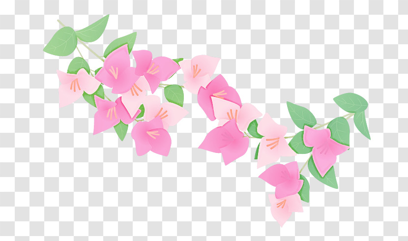 Pink Petal Flower Plant Bougainvillea Transparent PNG
