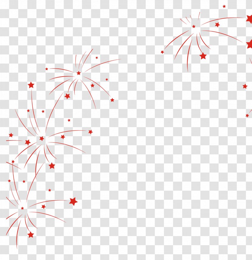 Cartoon Fireworks - Area - Decorative Patterns Transparent PNG