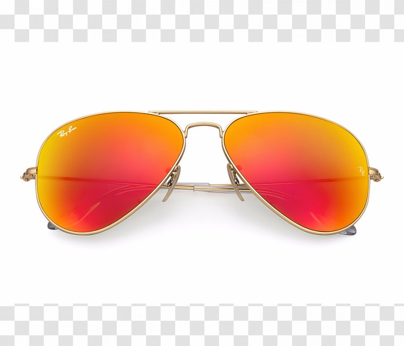 Ray-Ban Aviator Flash Sunglasses Mirrored - Rayban Large Metal Ii - Ray Ban Transparent PNG