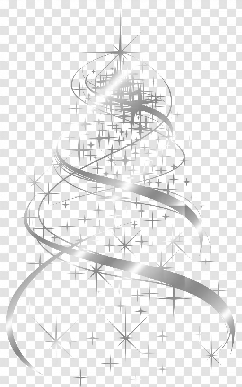 Christmas Ornament Decoration Tree Clip Art - Line - Lighting Transparent PNG