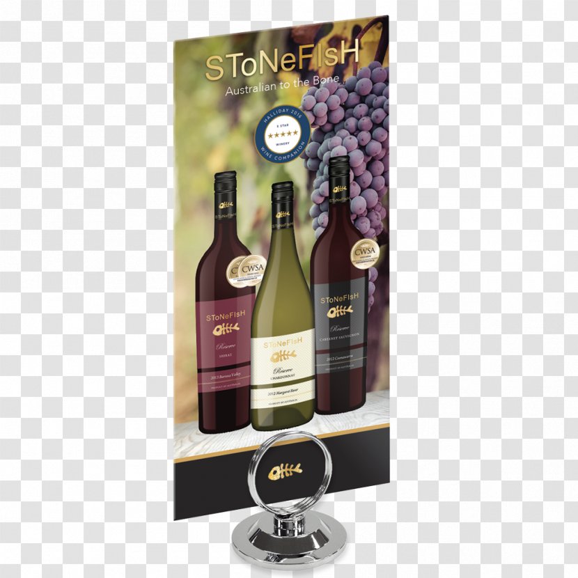Champagne Dessert Wine Stonefish Liqueur - Promotion - Mockup Transparent PNG