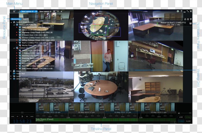 Computer Software Network Optix, Inc. Video Management System Business Vídeovigilancia IP Transparent PNG