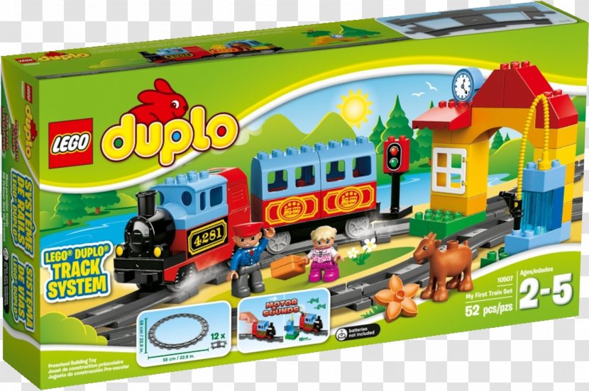 LEGO 10507 DUPLO My First Train Set Lego Duplo Trains - Playset Transparent PNG