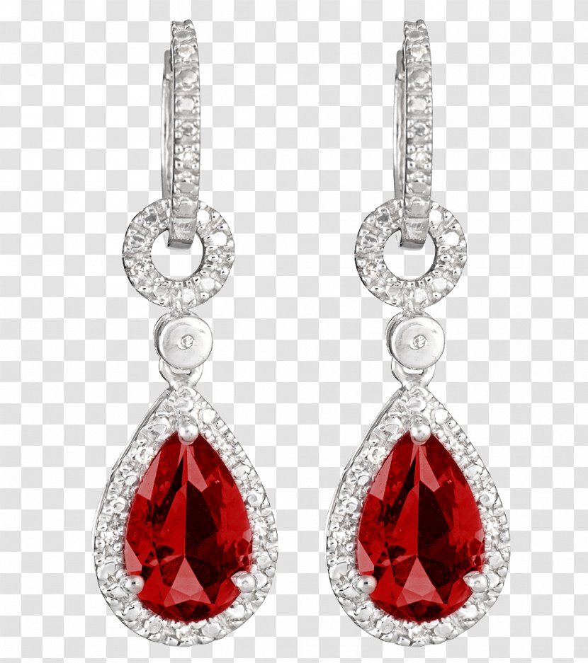 Earring Jewellery Diamond - Charm Bracelet Transparent PNG