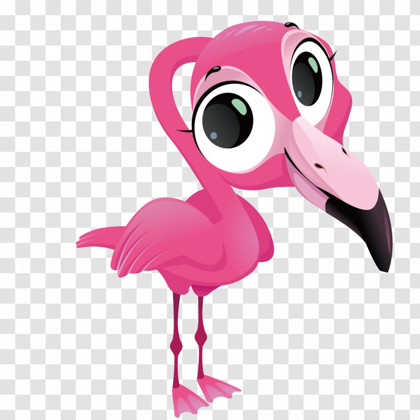 Those Funny Flamingos Cartoon - Pink - Vector Flamingo Transparent PNG