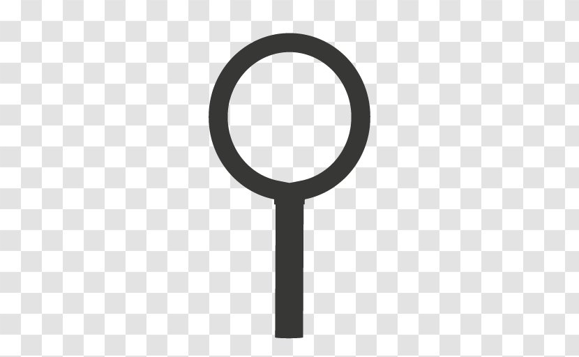 Magnifying Glass - Symbol - White Transparent PNG