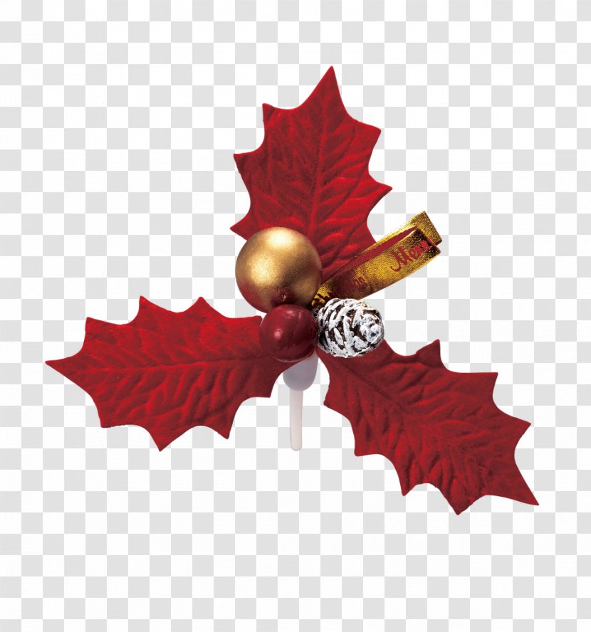 Maple Leaf Christmas - Pink Transparent PNG