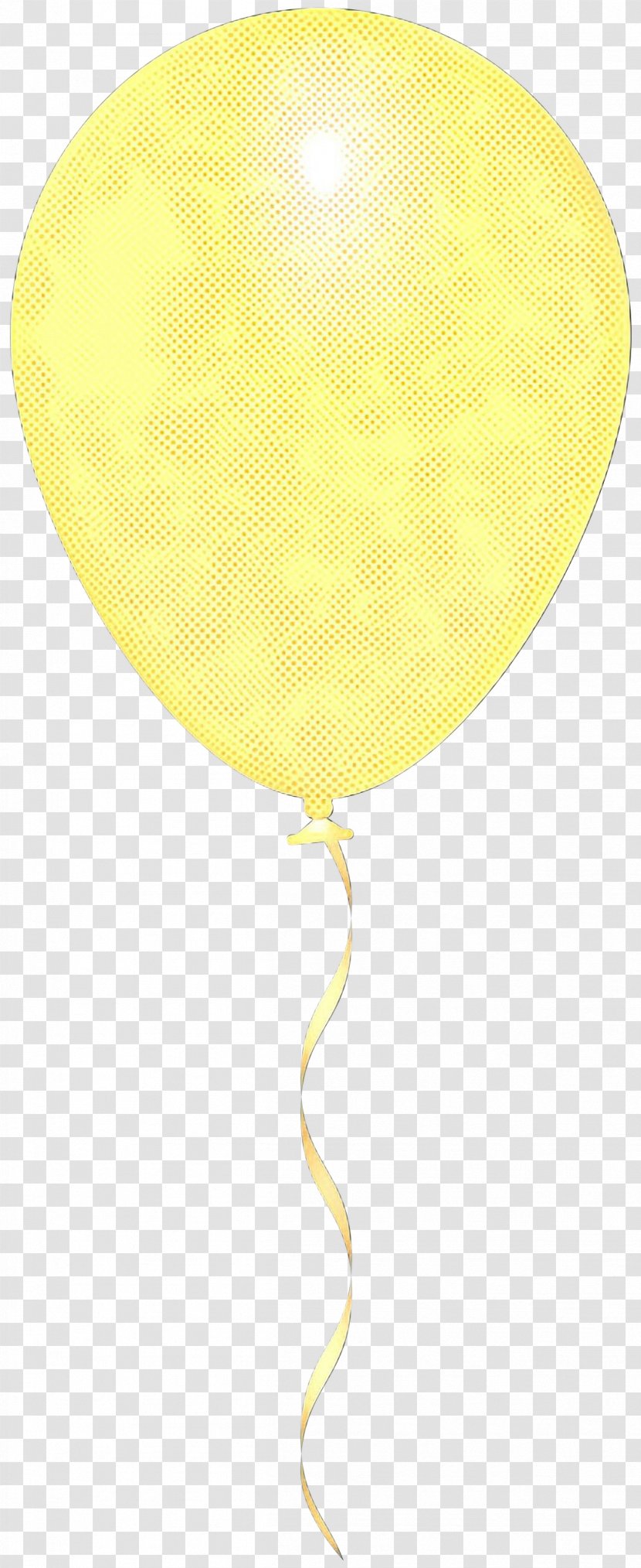 Balloon Cartoon - Retro - Party Supply Yellow Transparent PNG