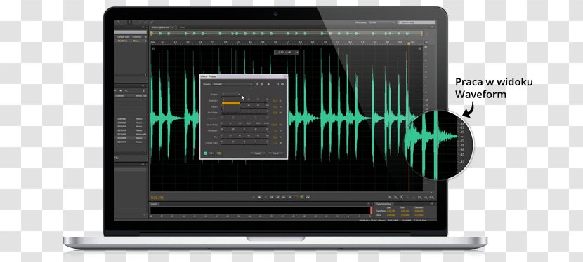 Adobe Audition Electronics Waveform Sound Computer Software Transparent PNG