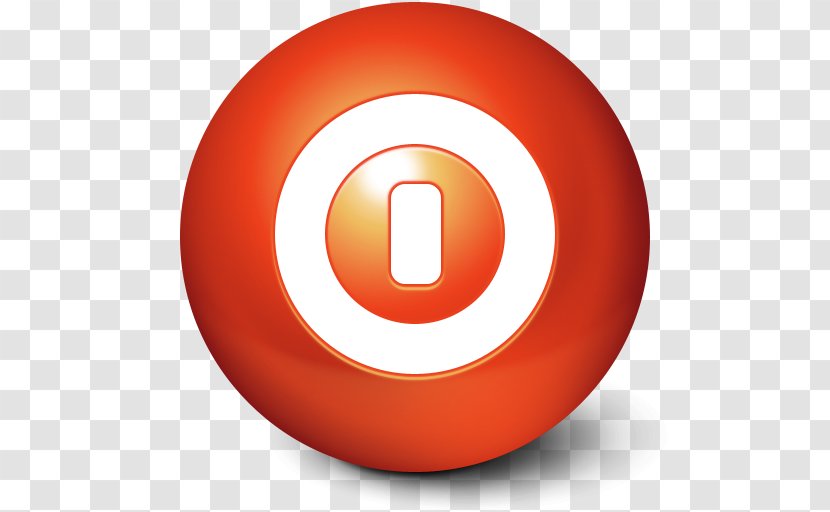 Shutdown Button - Sphere - Icon Transparent Transparent PNG