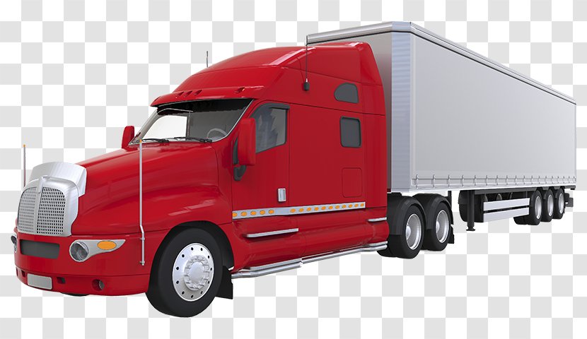 Cargo Less Than Truckload Shipping Semi-trailer Truck - Scale Model - Freight Transparent PNG