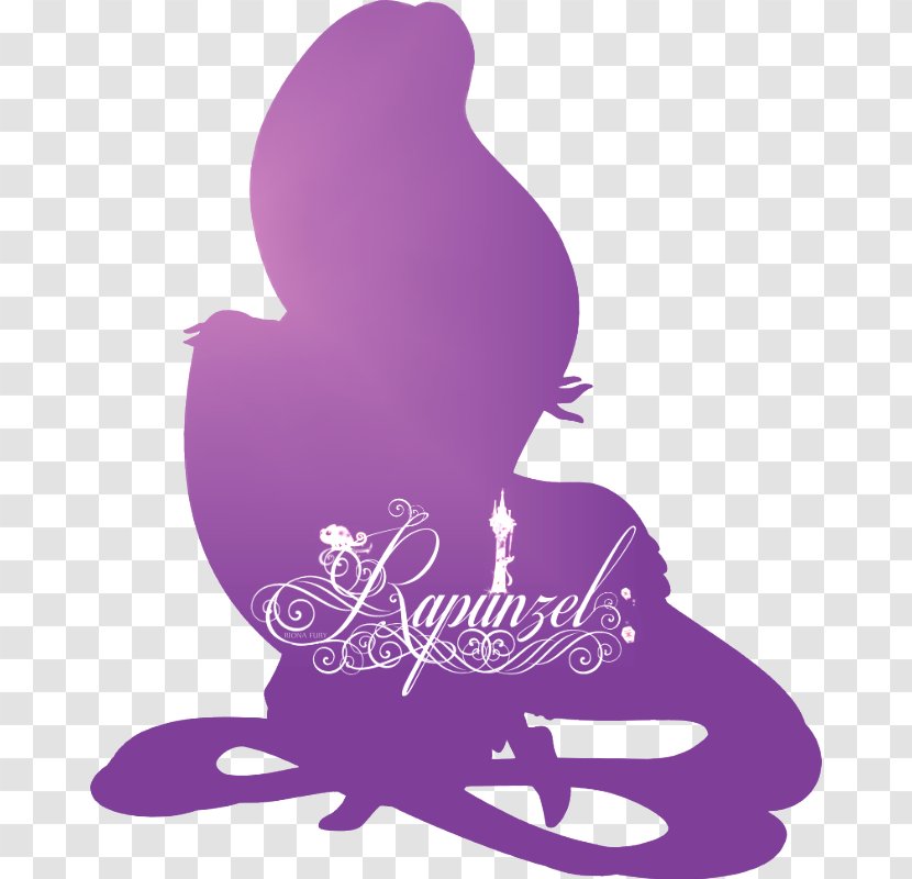 Rapunzel Disney Princess Jasmine Aurora Cinderella - Purple - Magic Kingdom Transparent PNG