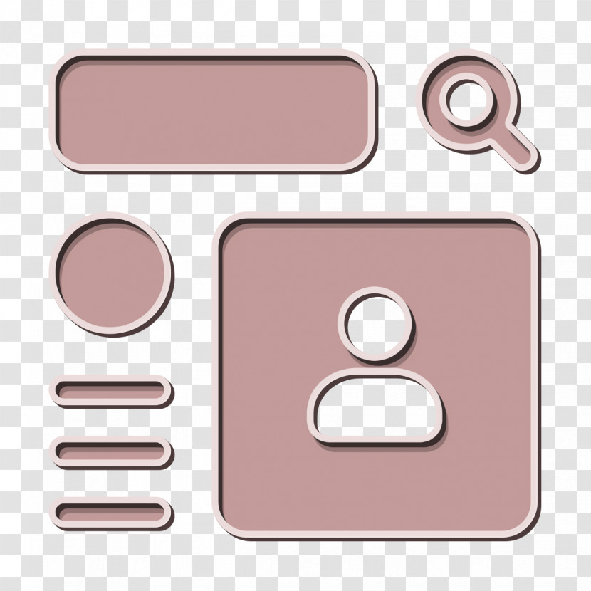 Wireframe Icon Ui Icon Transparent PNG