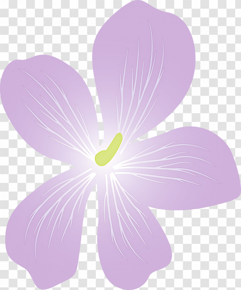 Violet Flower Transparent PNG