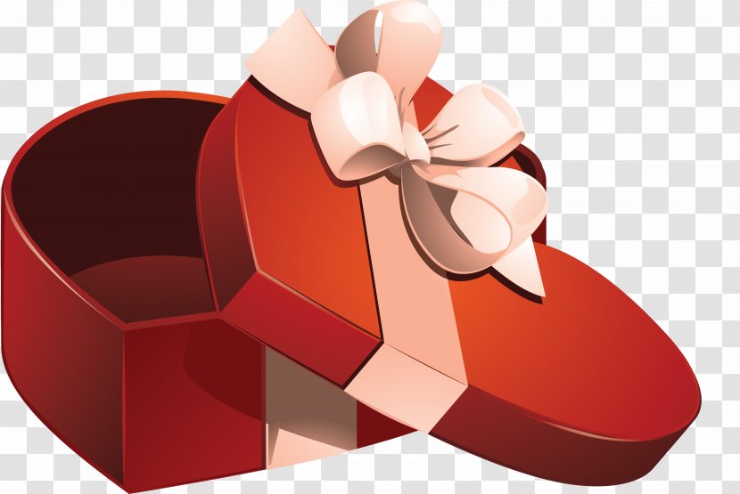 Heart Valentine's Day Gift Box - Wedding - Boxing Transparent PNG