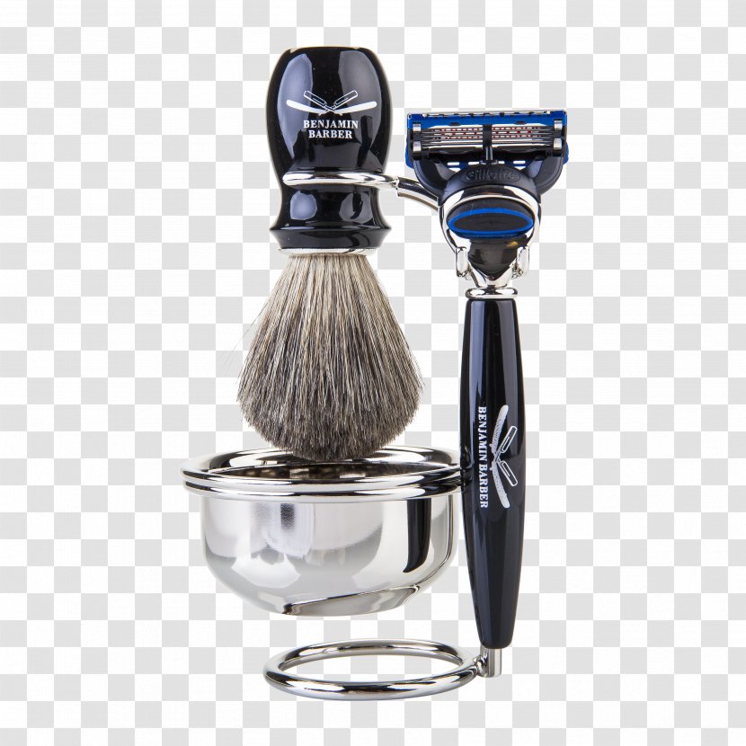 Shave Brush Shaving Safety Razor Gillette Mach3 - Health Beauty Transparent PNG