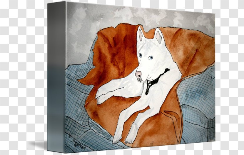 Siberian Husky Canidae Painting Gallery Wrap - Dog - The Painted Transparent PNG