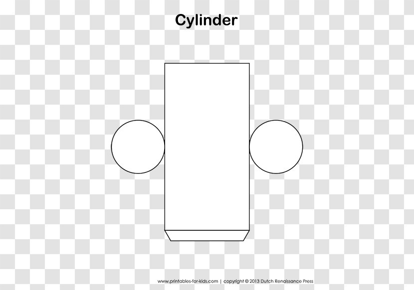 Net Cylinder Shape Three-dimensional Space Geometry - Rectangle - 3d Rectangular Carton Box Transparent PNG
