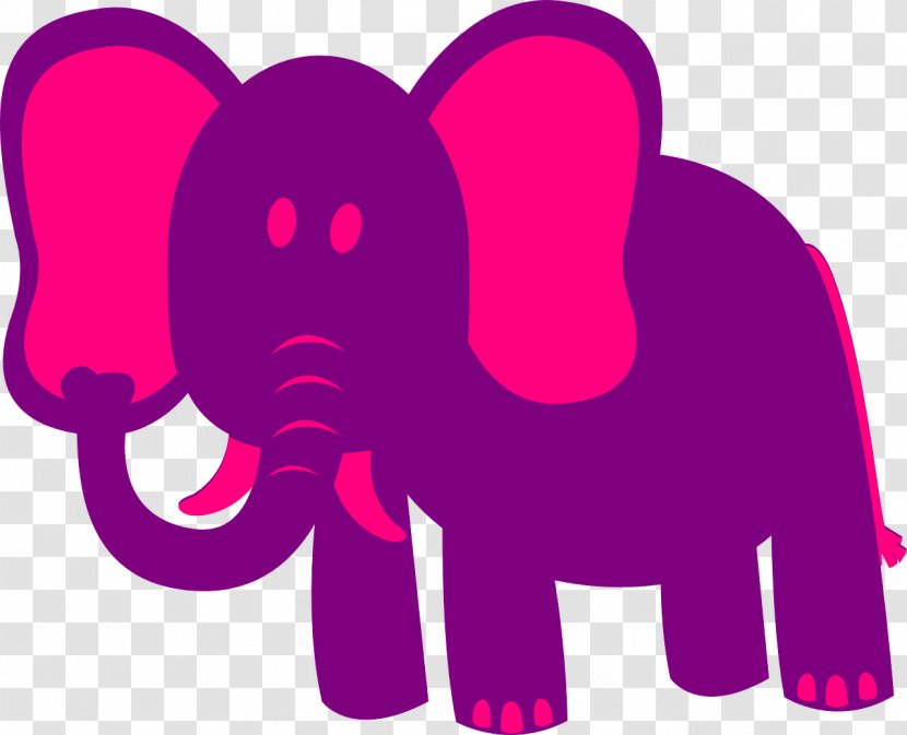 Clip Art Openclipart Image Vector Graphics Seeing Pink Elephants - Tree - Elephant Transparent PNG