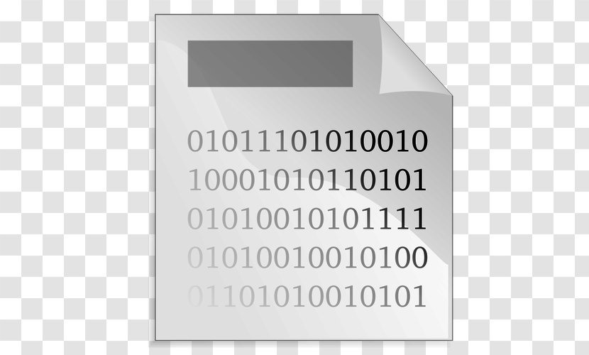 Binary File Number - Vector Transparent PNG