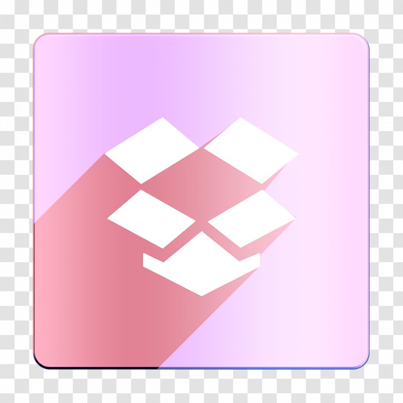 Dropbox Icon Media Shadow - Technology - Rectangle Transparent PNG