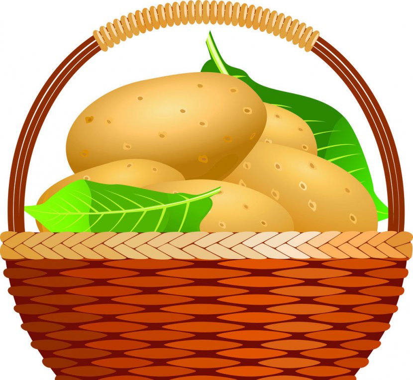 Potato Easter Bunny Basket Clip Art Transparent PNG